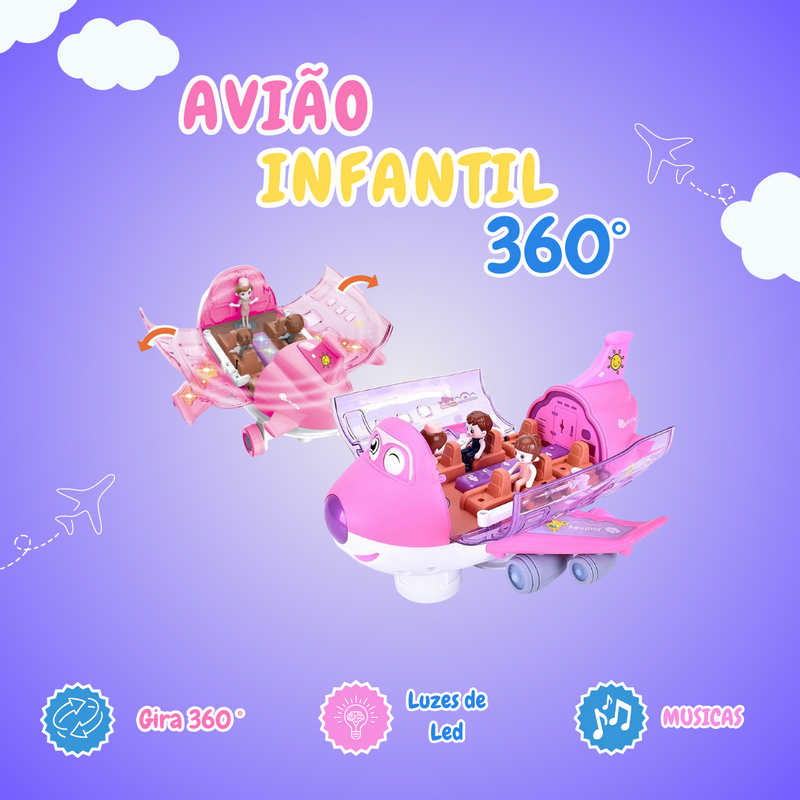 Avião Infantil 360º