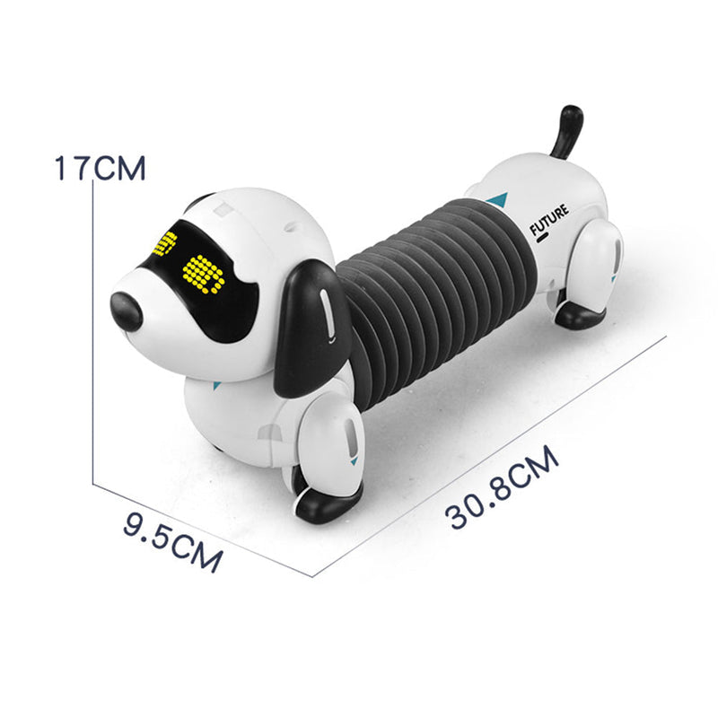 Cachorro Robô Eletrônico com Sensor de Toque Interativo e Controle Remoto